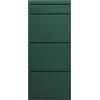 Kare Design scarpiera Caruso 3 plus 1, verde, 3+1 anta basculanti per max. 6 paia, conservazione oggetti, salvaspazio, 119x50x15cm, corridoio, ingresso, stile minimalista, design e praticità