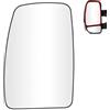 SENZEAL Vetro Specchio Retrovisore Riscaldabile Lato Conducente per Renault Master 3 2010-2024 Opel Movano B Nissan NV400 2010-2021 963662420R (Superiore Sinistro)