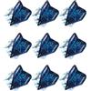 RED DRAGON Alette per freccette Yin Yang a doppia faccia Luke Humphries, campione del mondo, blu e bianco, 3 set per confezione (9 alette per freccette in totale)