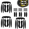 DURANTEY Set Imbottitura Casco Bici Universale - Kit Ricambio Spugna Interna per Casco - Accessori per Bici e Moto