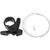 Briny River Leva di bloccaggio per forcella anteriore della bicicletta, con cavo, in lega di alluminio, diametro interno 22,2 mm, compatibile con RockSHOX