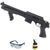 ECOMMUR Fucile Saigo 0681 Muelle (6 mm) | Fucile Airsoft calibro 6 mm + bottiglia + occhiali protettivi. Pistola per iniziare con l'Airsoft (Potenza: 1 joule)