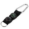 plplaaoo Bussola militare multifunzione 3 in 1, impermeabile, mini termometro portatile con portachiavi, per campeggio, escursionismo, viaggi, zaino in spalla