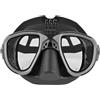 C4 Maschera Subacquea MARTIAN BLACK Comfort, Visione Ampia, Compatibilità con Lenti Ottiche. (MARTIAN BLACK)
