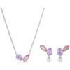 Swarovski x Ariana Grande Set, Taglio misto, Multicolore, Placcato rodio