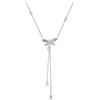 Swarovski x Ariana Grande Collana a Y, Taglio misto, Libellula, Multicolore, Placcato rodio