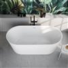 evineo ineo3 vasca da bagno freestanding con troppopieno a fessura L: 175 La: 80 A: 60 cm, BE4087WH, ineo3 bianco [Vasche da Bagno > Vasche da Bagno Freestanding]