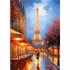CHengQiSM Puzzle da 1000 pezzi per adulti, puzzle della Torre di Parigi, 1000 pezzi con lettere sul retro, puzzle difficili impossibili per adulti, anziani, adolescenti, regalo sfidante, dimensioni finite 70,1