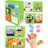 SAYHALO Busy Board Montessori Libro Interattivo per Bambini 1 Anno - Quiet Book Sensoriale Educativo Tema 4 Stagioni, Giochi Montessori per 1 2 3 Anni, Attività Didattiche in Feltro, Regalo per Bimbo e Bimba