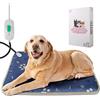 secretmotion Cuscinetto termico per animali domestici, per gatti e cani, cuscino termico per gatti, coperta termica con controllo della temperatura, coperta termica termostatica con cavo per masticare