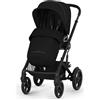 CYBEX Gold TALOS S LUX Passeggino, Dalla Nascita Fino a 22 kg (circa 4 anni), Con Sospensioni Fuoristrada, Maniglione Regolabile e Posizione Reclinabile Ergonomica, Moon Black