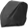 hauck Telo Copertura Universale per Rimorchio Bici 95 x 105 x 109 cm, Nero | Garage pieghevole da esterno con cinghia antivento e borsa, conpatibile con rimorchio hauck Dryk Duo/Plus e Bike N Walk Duo