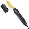 Flintronic Pettine Elettrico, Hot Comb per Capelli, Pettine Lisciante Antiscottatura, Piastra Elettrica per Parrucche, Afro Capelli e Barba, 180 ℃Temperature
