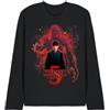 Stranger Things 5 Poster Sorcerer Will Versus Vecna Unisex Long Sleeve T Shirt, Black, Small