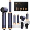 UKYITU Asciugacapelli 5 in 1 Hair Styler, Air Styler Phone 5 in 1 Multifunzione Phon Capelli,Spazzola Asciugacapelli Per Dare Volume Ai Capelli, Lisciare, Arricciare, Ioni Air Curler Brush,Strumenti Capelli