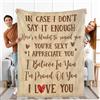 WRAPIX I Love You - Coperte in pile 127 x 152,4 cm