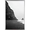 MCS Master & Co. Foundry - Cornice da parete in metallo, 30,5 x 45,7 cm, colore: Argento scuro