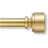 MODE Premium Collection - Bastone per tenda singolo con pomelli per porta mod, da 183 a 365 cm, colore: Oro