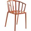 Kartell - Poltrona impilabile Generic - Arancione - policarbonato - Designer Philippe Starck