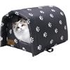Vinnypet Casetta per Gatti per Esterni Cuccia per Animali Domestici da Esterno Resistente Alle Intemperie Tenda con Cuscino Rimovibile per Cani e Gatti 42x31x28cm