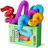 NONE Confezione da 4 mini giocattoli sensoriali pop tube colorati resistenti per la costruzione di giocattoli educativi per lo stress, l'autismo, il ADHD