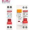 EARU Interruttore Differenziale 18MM 36MM 1P+N 230V 6/10/16/25/32/40/50/63A con Protezione da Sovracorrente e Cortocircuito MCB