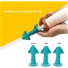 Skeyo 3 pezzi multifunzionale sigillante siliconico ugello raschietto pavimento strumenti per calafataggio kit ugelli sigillanti in silicone set per la casa A