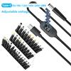 MyVolts Cavo Di Alimentazione USB 5V Per Trasformatore Fuji AC-5VX – Compatibile, Sicuro, Con Protezioni - 2