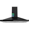 Cecotec Cappa Aspirante Piramidale 90 cm Bolero Flux PT 904400 Black A+++. Vetro Frontale Nero, Aspirazione 449,5 m³/h, Controllo Touch Invisibile, Funzione Booster, Filtri Lavabili, Classe A+++