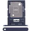 Generico Ricambio Compatibile con Samsung Galaxy A15 5G SM-A156B A156B / A15 4G SM-A155F A155F Try tray Vassoio alloggio porta scheda Card Sim 1 + SLOT SIM 2 o slitta per lettore Memoria Micro Sd (Nero)