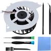 ZHUROUPU per PS4 Ventola di Raffreddamento Interna 2000RPM per Sony Playstation4 CUH-12XX, KSB0912HE-CK2M 500GB con Spazzola, pinzette, Pad Termico, spudger, cacciavite PH0 e T8