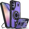 Tuvror Cover per Samsung Galaxy A54 5G /4G con Supporto. [Anello rotante a 360° e Supporto]. Cover protettiva antiurto per Samsung A54, Viola