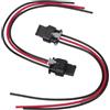 Anlseiod 3 pin connettore sensore di parcheggio per A3 A4 A5 A6 Seat Altea Leon Ibiza 4 Skoda FAbia Superb O.ctavia 4F0973703 adattatore cablaggio connettore sensore di parcheggio 4H0973703