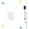 Wavlink AC1200 Ripetitore WiFi da Esterno con Antenna a Lungo Raggio - Amplificatore PoE per Grandi Spazi Remoti