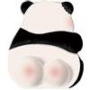 LGWJHCY Panda - Tappetino per mouse con poggiapolsi, motivo animali, in gomma, antiscivolo, 24 x 20 x 2 cm