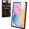 TECHGEAR [2 Pezzi Vetro Temperato per Samsung Galaxy Tab S6 Lite 10.4 2024 2022 2020 (SM-P620/ P625/ P613/ P619/ P615 /P610) Pellicola Protecttiva in Vetro [Senza Bolle] [Durezza 9H] [Ultra Chiaro]