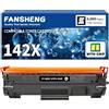 FANSHENG 142X 1420X 【con chip】 Toner Cartuccia toner W142X W1420X compatibile con HP per LaserJet MFP M140w M110w M139w / MFP M110 M139 M140 Stampante 2000 pagine 142A 1420A W1420A W142A (1 nero)