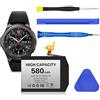 HUAENG Batteria per Samsung Gear S3 Frontier, aggiornata 520 mAh, super alta capacità, per Samsung Gear S3 Classic SM-R760 R765 R770 EB-BR760ABE GH43-04699A con strumenti di riparazione professionali