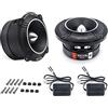 RECOIL TW250 Super Tweeter Proiettili per Auto ad Alta Compressione, Bobina Kapton ad Alta Temperatura da 1 Pollice, Telaio e Diaframma in Alluminio, Max 400 Watt, 200 Watt RMS, 4 Ohm