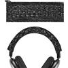 Geekria Copertura per archetto in tessuto a maglia compatibile con cuffie AirPods Max, ricambio per riparazione, copri-sudore, installazione DIY facile (Nero)