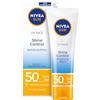 Nivea Sun UV Face Shine Control SPF50 (50ml), Crema Solare Viso Idratante per Uso Quotidiano, Protezione Immediata UVA/UVB