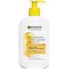 Garnier SkinActive Glow Booster Crema Cleanser Vitamina C* Detergente viso per pelle irregolare e pulente e idratante, 250 ml
