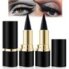 Wekuw 2 Pezzi Eyeliner Pen Gel Nero