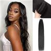 YDDM Yaki Straight Tape In Hair Extensions Capelli Veri Biadesivo Neri Naturali 22 Pollici 40 Pezzi 100 Grammi Invisible Tape In Hair Extensions Human Hair Black Women Yaki Straight Tape Ins