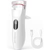 TOUCHBeauty Piegaciglia riscaldata con indicatore LED, piegaciglia elettrico con 3 impostazioni di temperatura, oscillazione naturale con silicone riscaldante, riscaldamento rapido 10 secondi e lunga