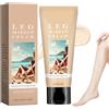 Muiefe Trucco per Gambe Impermeabile Senza Trasferimento, Crema Colorata Gambe, Fondotinta Corpo Lunga Durata, Crema Copertura Per Tatuaggi e Cicatrici su Gambe e Corpo (Avorio)