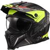 LS2, Casco Moto Jet/Modulare DRIFTER DEVOR Matt Black H-V Yellow, XS
