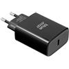 BLUE STAR CARICABATTERIE DA PARETE PER CASA GAN RAPIDO USB-C 35W BLACK PER SMARTPHONE TABLET