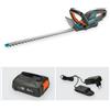 GARDENA Tagliasiepi a Batteria ComfortCut 60 18V POWER FOR ALL, Set pronto all'uso incl. batteria + caricabatterie