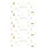 MANI TEXTILE - Tappeto Capodanno Gold, dimensioni: 70 x 140 cm